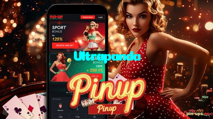 Ultrapanda casino presented on mobile device in Pakistan with slots and live games